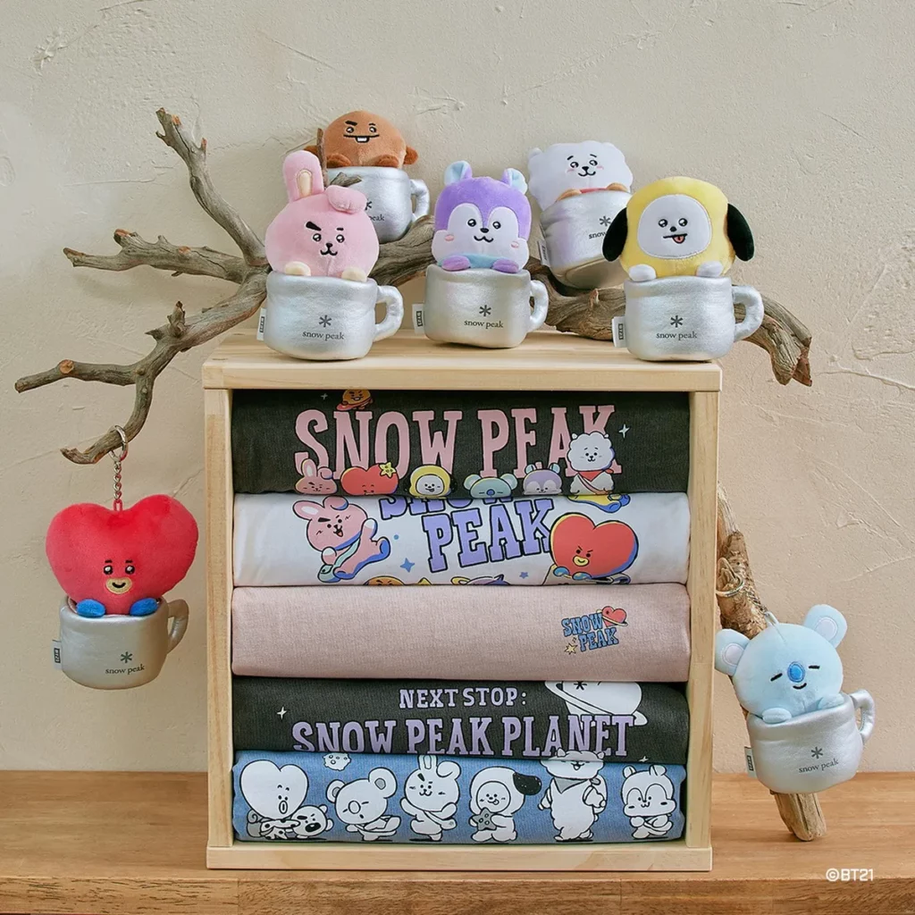Snow Peak I BT21 打造最萌韓系戶外穿搭!