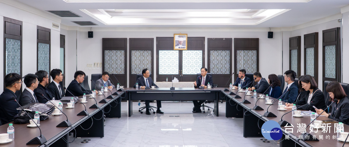 桃園市長張善政率團訪駐泰辦事處。<br /><br /> <br /><br />