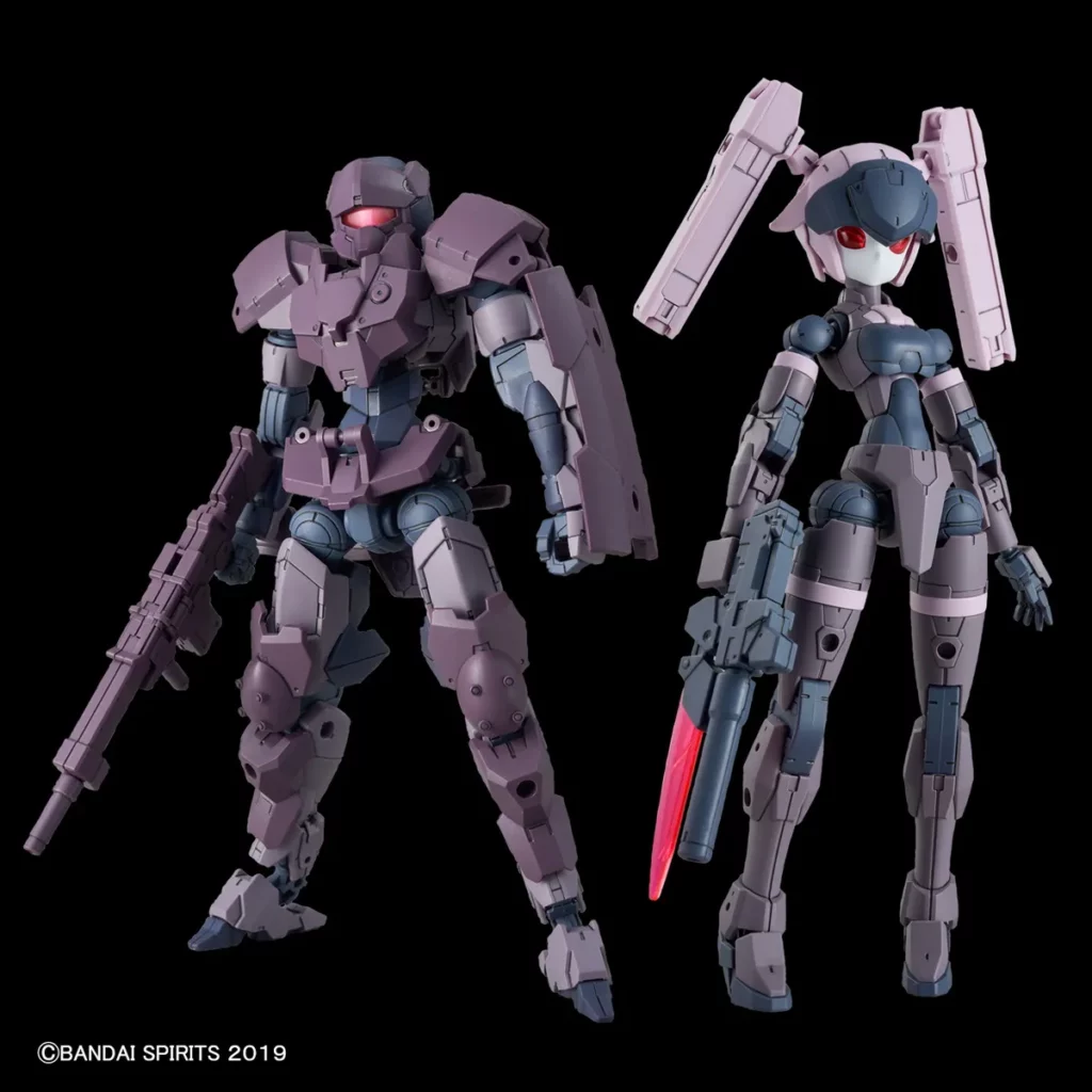 30MM 組裝模型輕作戰——1144 艾絲比 & 司比納帝歐 [特殊作戰套組]，售價 NT$1,220。