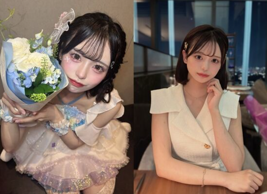 中野世良以偶像出道，被爆出曾在風俗店當制服妹。（圖／翻攝中野世良X）