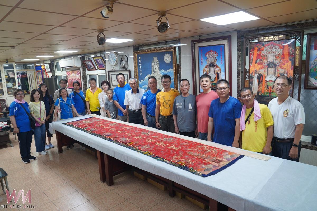 北港金福順荖葉檳榔舖捐贈百年媽祖大旗 朝天宮文物館再添一般古物 - https://www.watchmedia01.com
