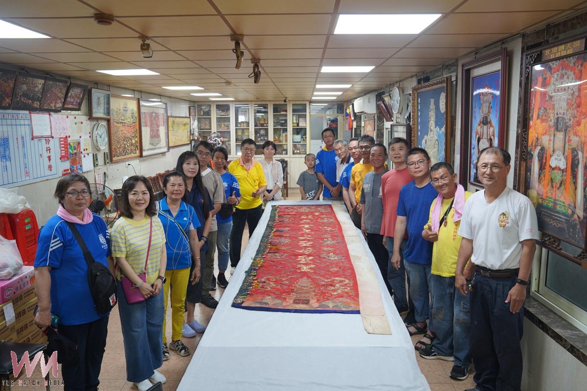 北港金福順荖葉檳榔舖捐贈百年媽祖大旗 朝天宮文物館再添一般古物 - https://www.watchmedia01.com