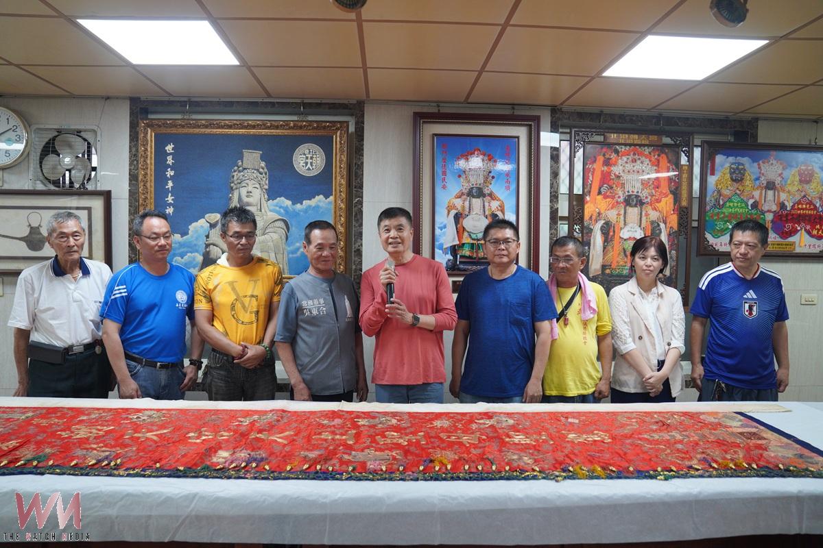 北港金福順荖葉檳榔舖捐贈百年媽祖大旗 朝天宮文物館再添一般古物 - https://www.watchmedia01.com