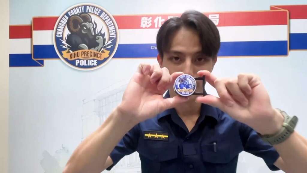 ▲所長遭毒駕犯嫌衝撞受傷,溪湖警警察節拍片籲拒絕酒駕毒駕。(圖/記者林明佑翻攝)