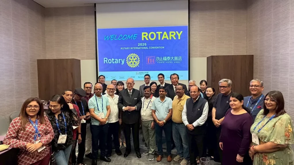 汐止福泰大飯店梁志光總經理特地安排了6月13日晚間接待來自義大利、印度、美國、日本、泰國、阿根廷和西班牙的近70位賓客。
