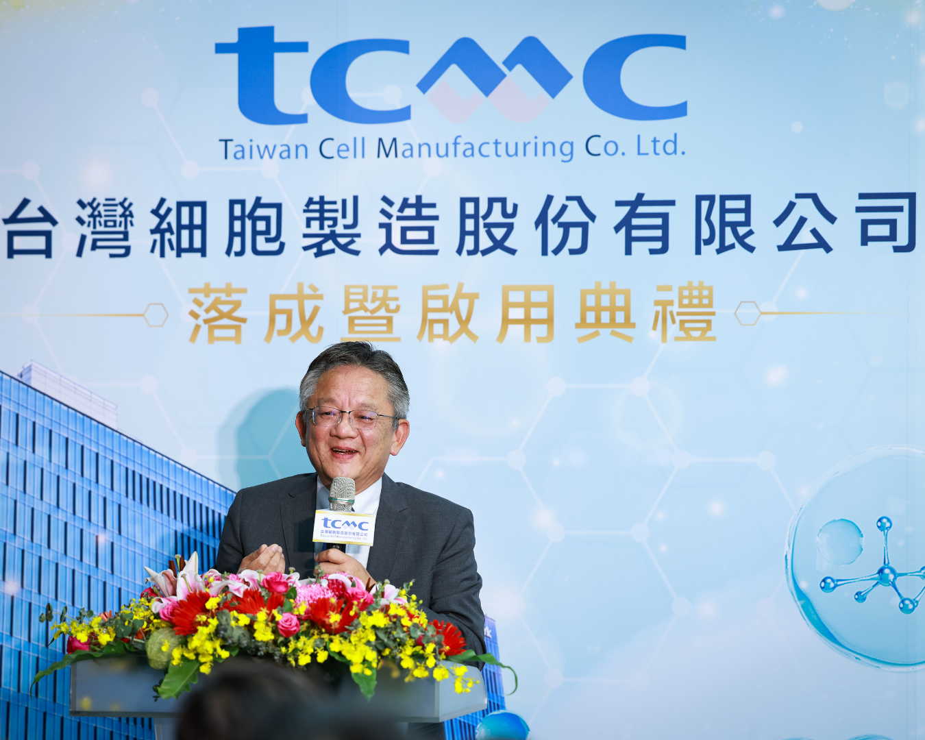tcmc董事長林成龍。(劉祐龍攝影)