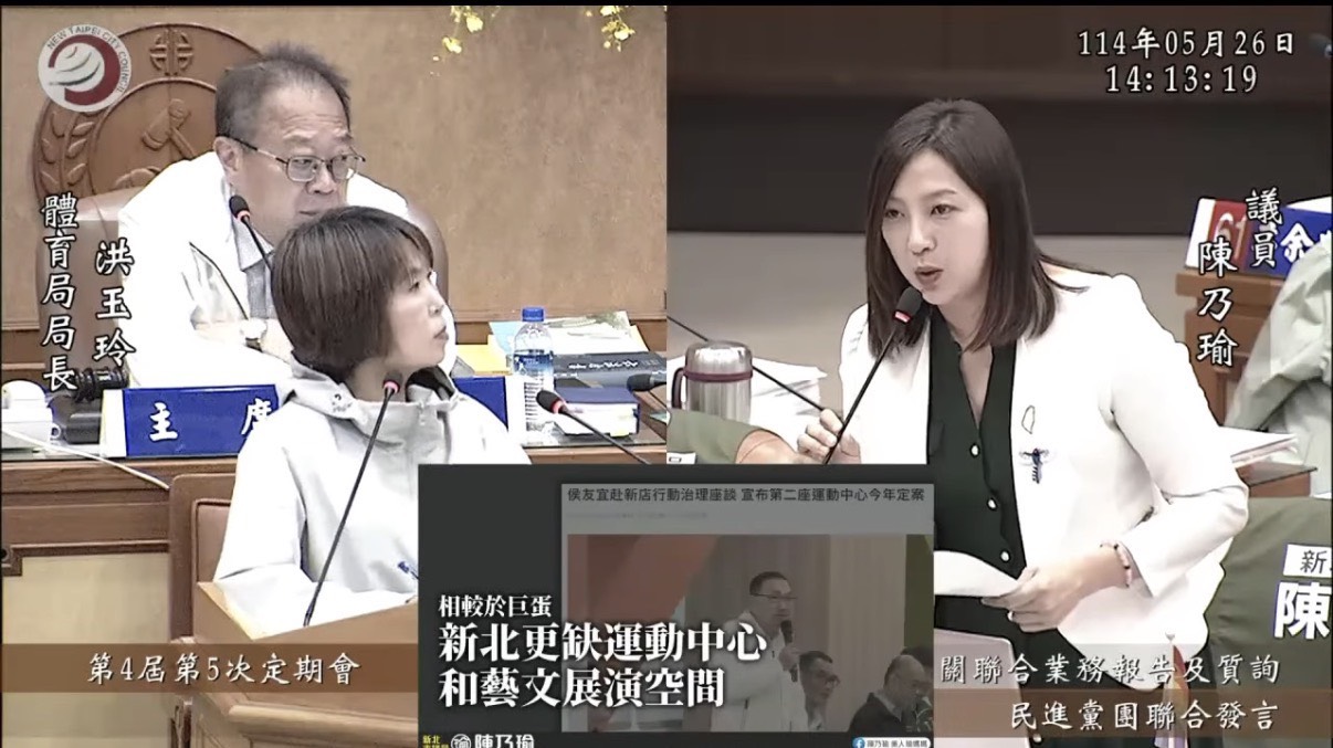 擷取自新北市議會直播