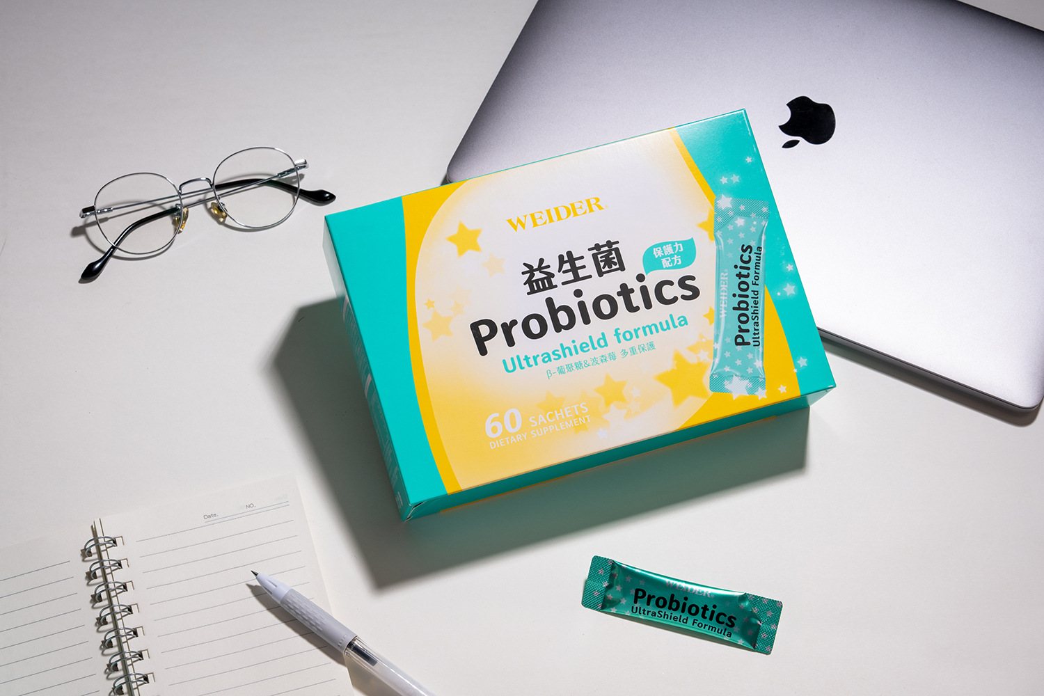 威德保護力益生菌以「三層次配方邏輯」強化品牌在功能性保健領域的市場布局。/圖：Weider威德