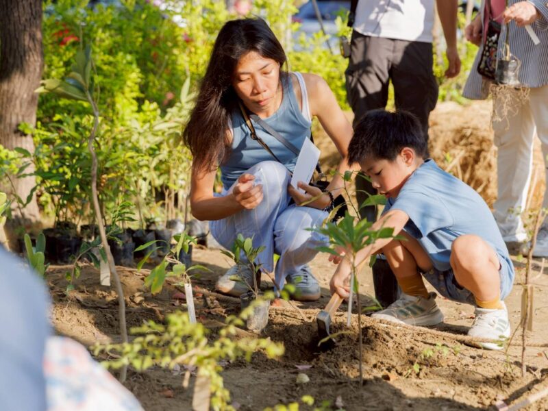 圖文:慈濟首座宮脇小森林落腳台南安平聯絡處攜手一野森林以大地遊戲串起社區及生態的共同創造。
