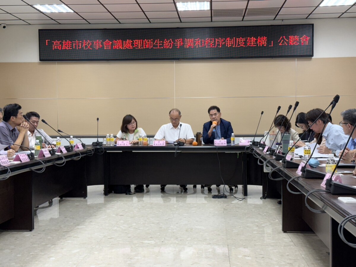 ▲劉德林議員表示,校園事務爭議應正面面對,(記者 李堂安 翻攝)