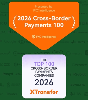 XTransfer 連續第二年入選 FXC Intelligence《全球前100跨境支付企業》榜單。