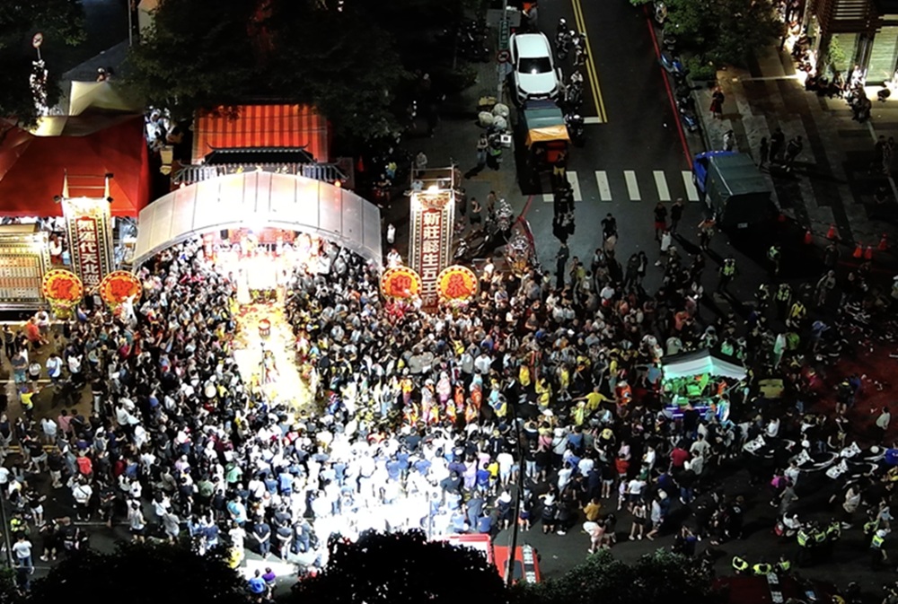 連2年零暴力 新北市科技建警守護百年新莊地藏庵遶境 193 cnews204260616a10
