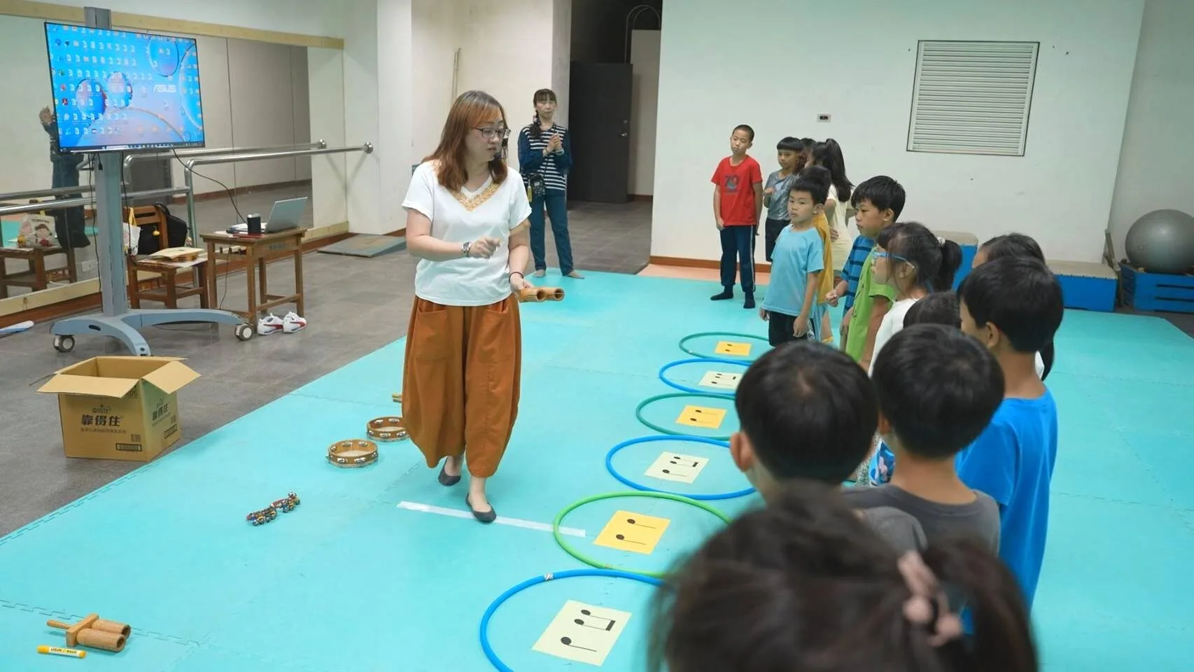 透過活動培養學童專注力與節奏感