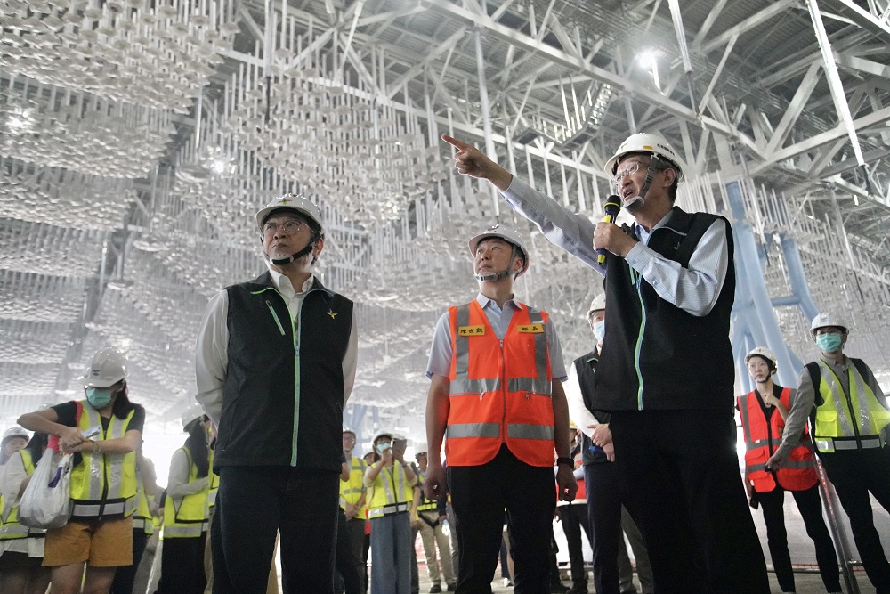 交通部長陳世凱視察第三航廈 期許桃園機場成為東亞樞紐機場 113