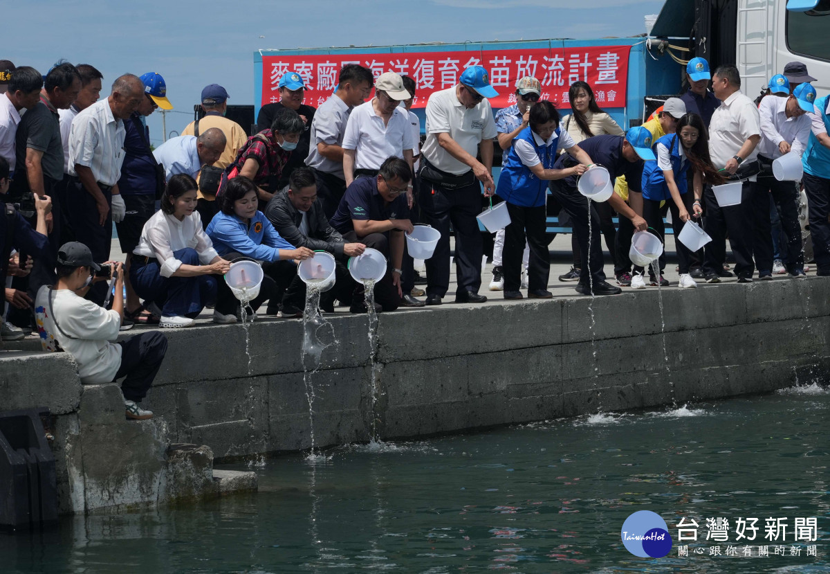 115年雲林縣國家海洋日活動，以「魚苗放流添活力，減塑護海更美麗」為主題／縣府提供