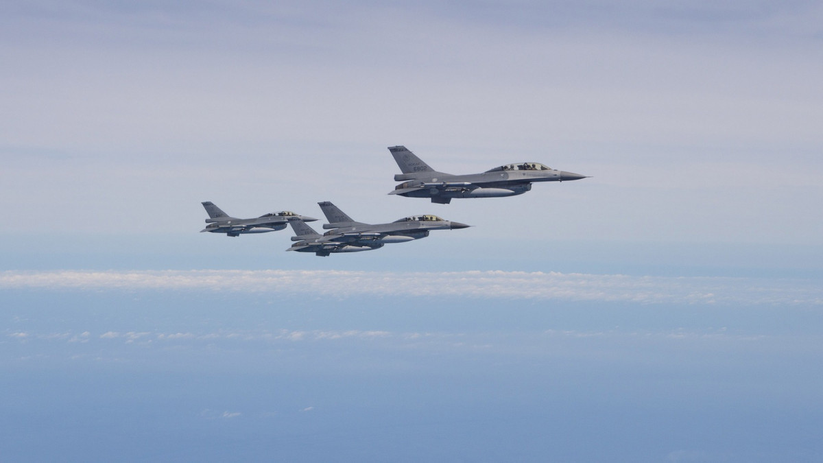 中華民國空軍F-16戰鬥機。（圖／資料照片，非本則新聞所述當事戰機。圖源：總統府Flickr）