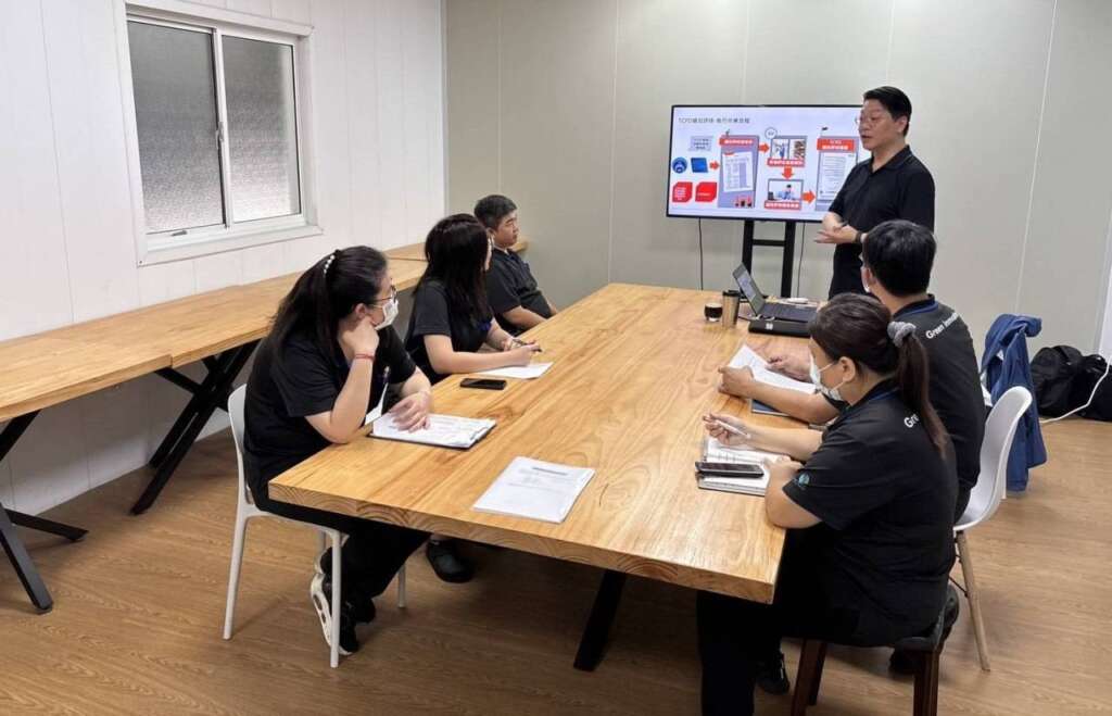 ▲中彰投分署推動「企業人力資源提升計畫」,助歆錡科技系統性導入內部訓練課程,落實雙軸轉型。(圖/中彰投分署提供)