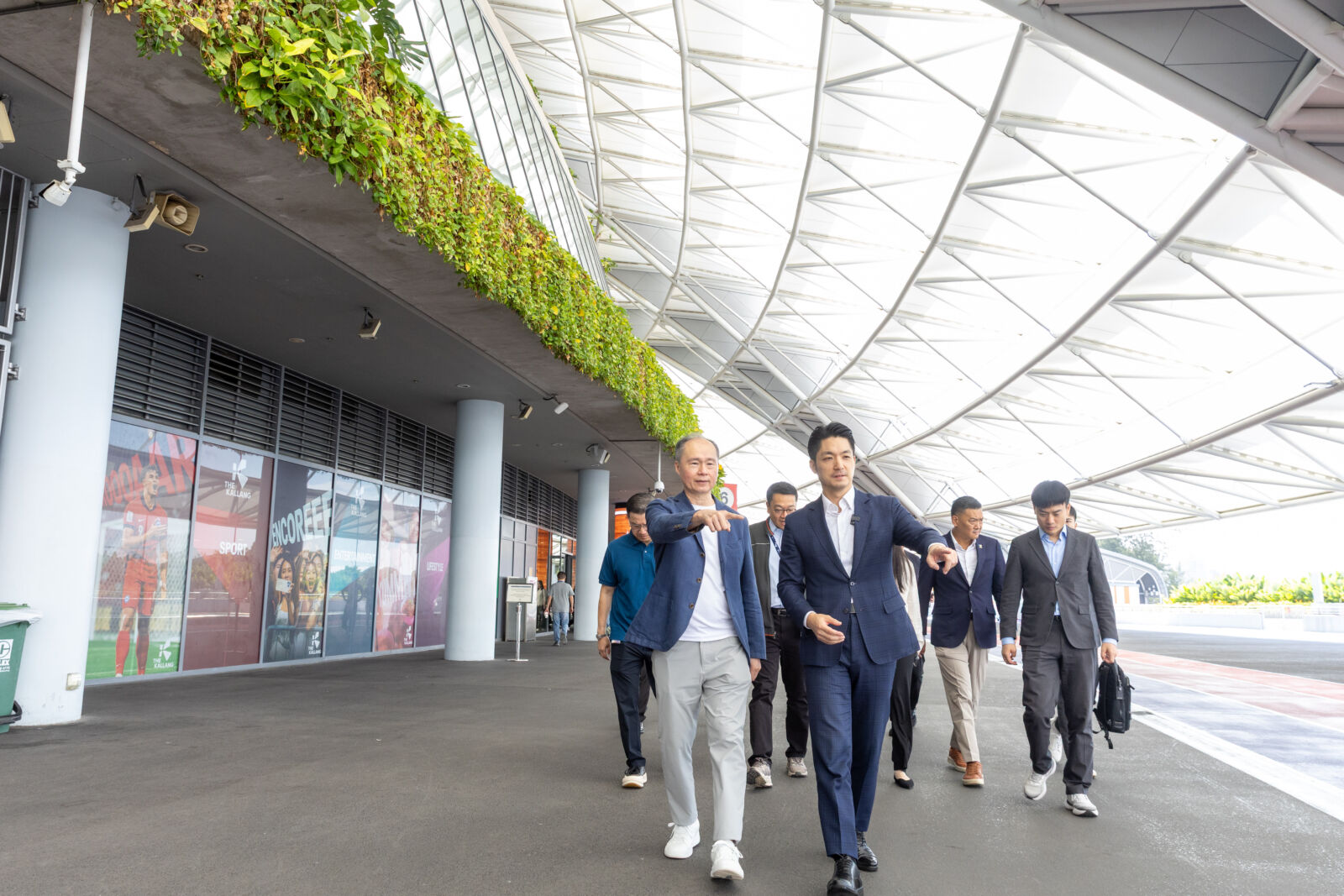 為大巨蛋取經！蔣萬安訪星國國家體育場　借鏡單場逾6萬人「泰勒絲經驗」 207