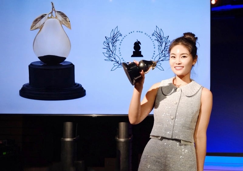 ▲調香師謝凱薇以台灣肖楠為主題,榮獲香水界奧斯卡金梨獎Independent Category Winner(獨立原創大獎)。