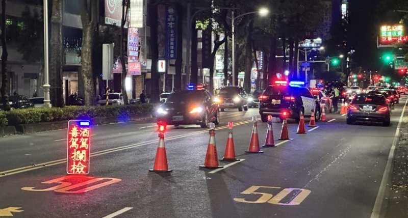 執行全國同步取締毒(酒)駕大執法 高警展現打擊毒駕決心