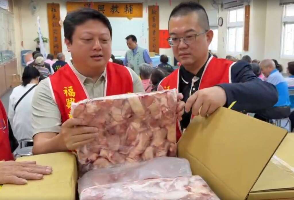 ▲福興東區扶輪社送暖8年不間斷，肉品捐贈擴展近30處關懷據點。（圖／彰化縣政府提供）