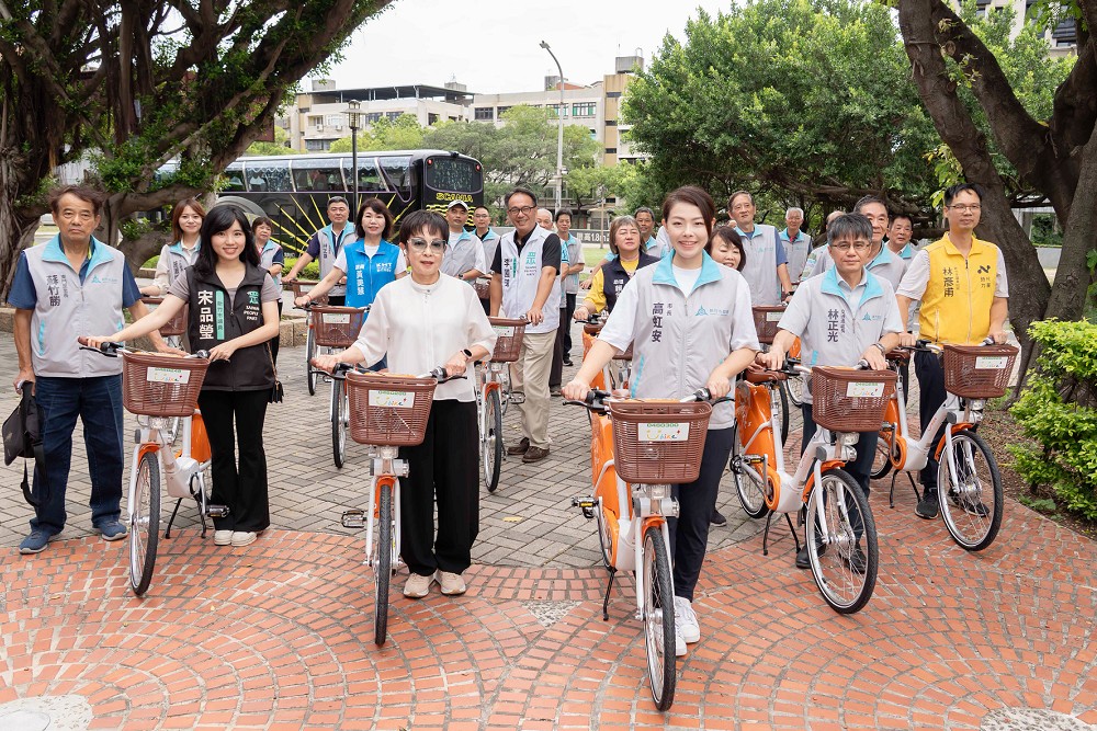 竹市YouBike「2大突破、全國第一」締新猷! 高虹安宣布21處新站啟用 236 竹市YouBike「2大突破、全國第一」締新猷! 高虹安宣布21處新站啟用 235