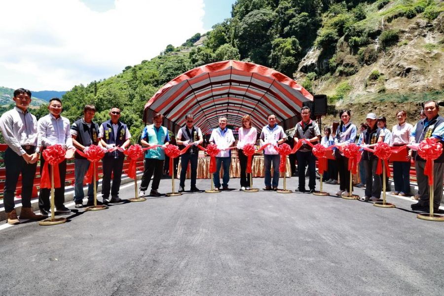 仁愛平靜橋災修完工   通車更名都達橋　