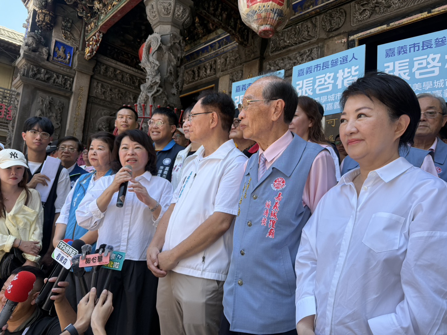 黃敏惠提到，期盼未來中央能儘速核定推動高鐵嘉義站聯外軌道計畫，讓嘉義市交通建設再向前邁進。(記者翻攝)