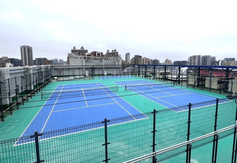 竹縣首座「空中網球場」！ 竹北國民運動中心頂樓球場22日起開放預約