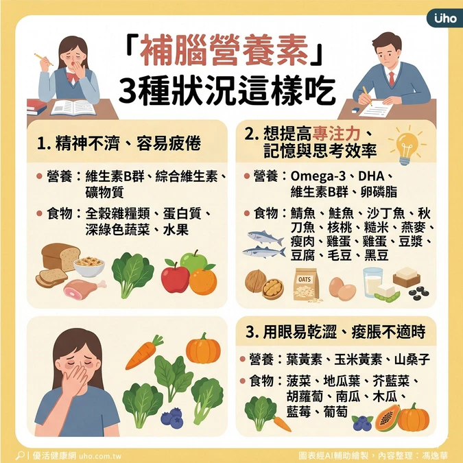 3狀況這樣補充營養素