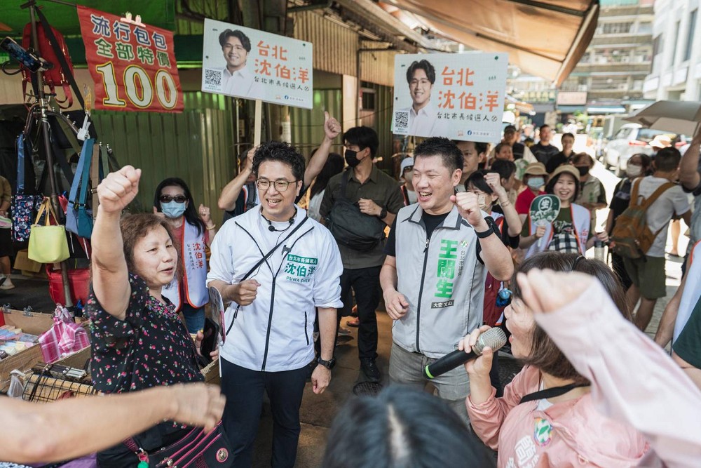 競選文宣「你的市長」首曝光　沈伯洋二度走訪文山區赴集應廟參拜 213