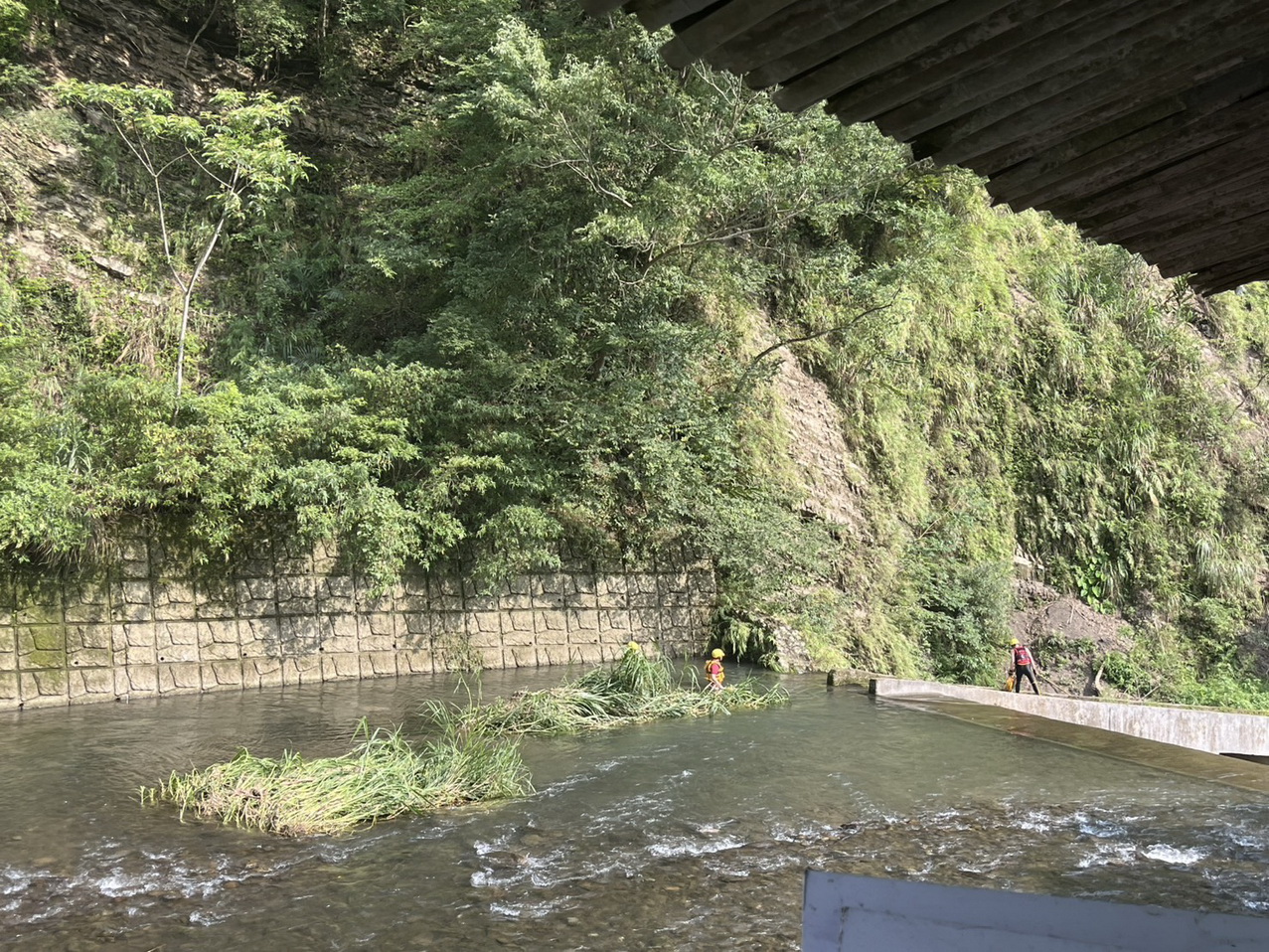 復興區流霞谷戲水釀憾 20歲莊姓男子跳水後失去生命跡象