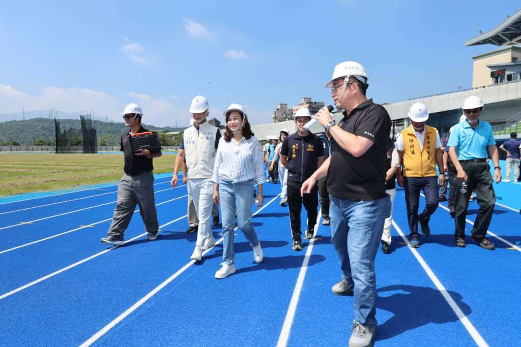▲基隆運動新地標亮相！基隆市立田徑場變身AI智能運動中心，國家認證場域9月試營運。