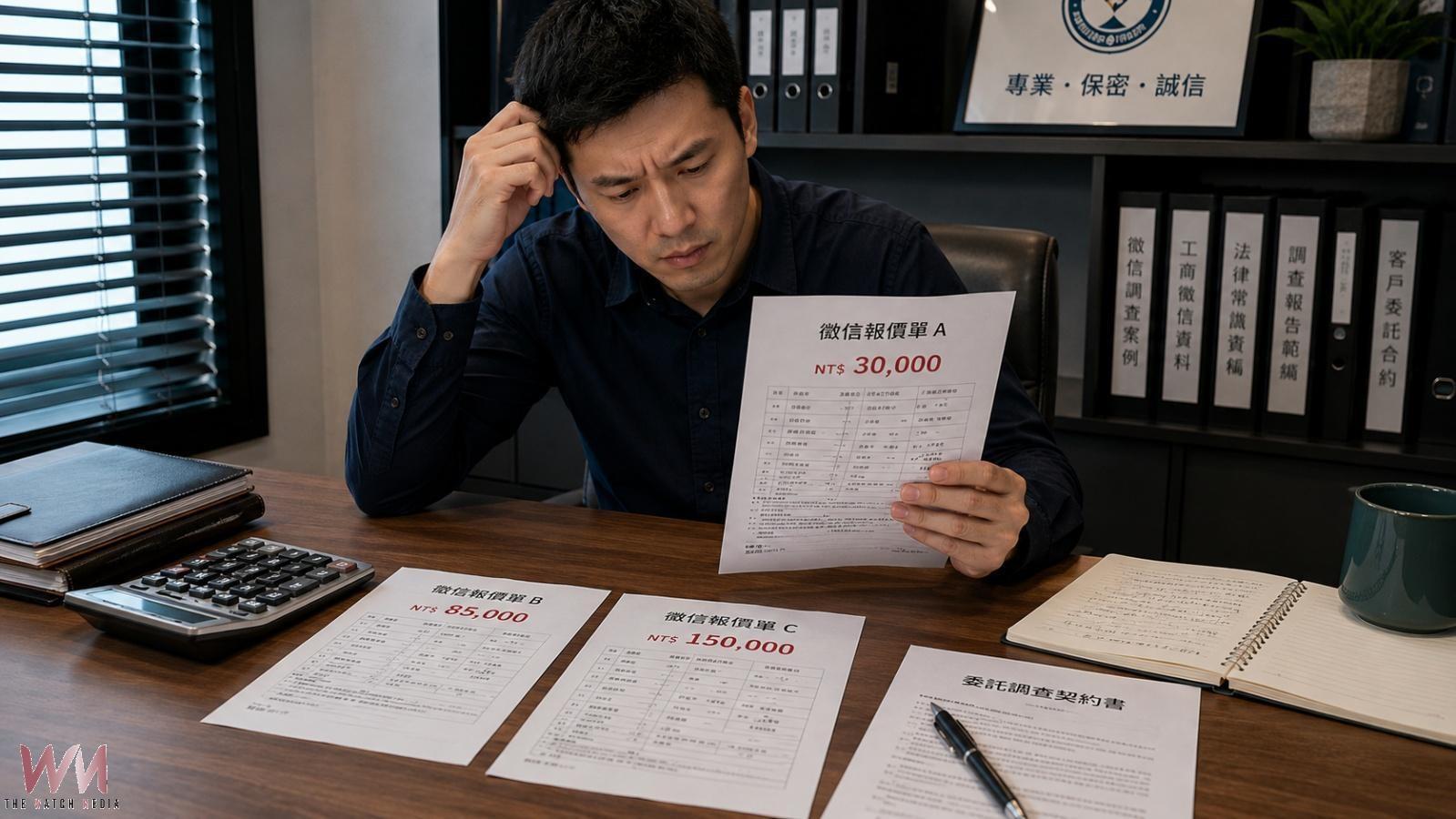 徵信社報價從3萬到15萬　消費者揭蒐證服務差異關鍵