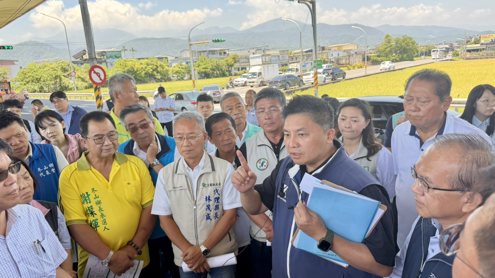 立院考察宜蘭交通建設 吳宗憲籲不要為特定目的把宜蘭人權益當籌碼