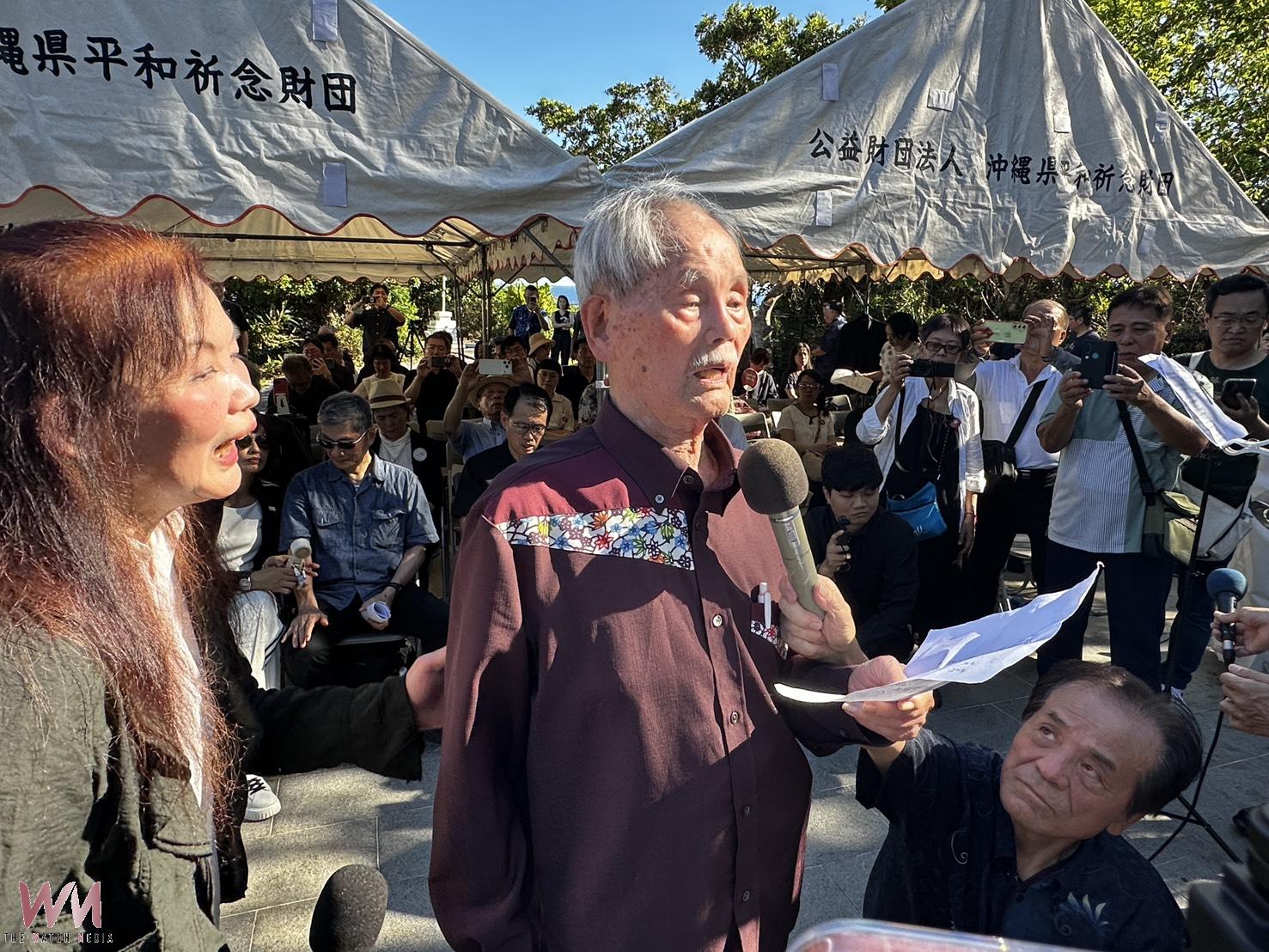 多圖／跨越時空的和平呼喚：邱議瑩再赴沖繩慰靈 傳承台籍日本兵歷史記憶 - https://www.watchmedia01.com