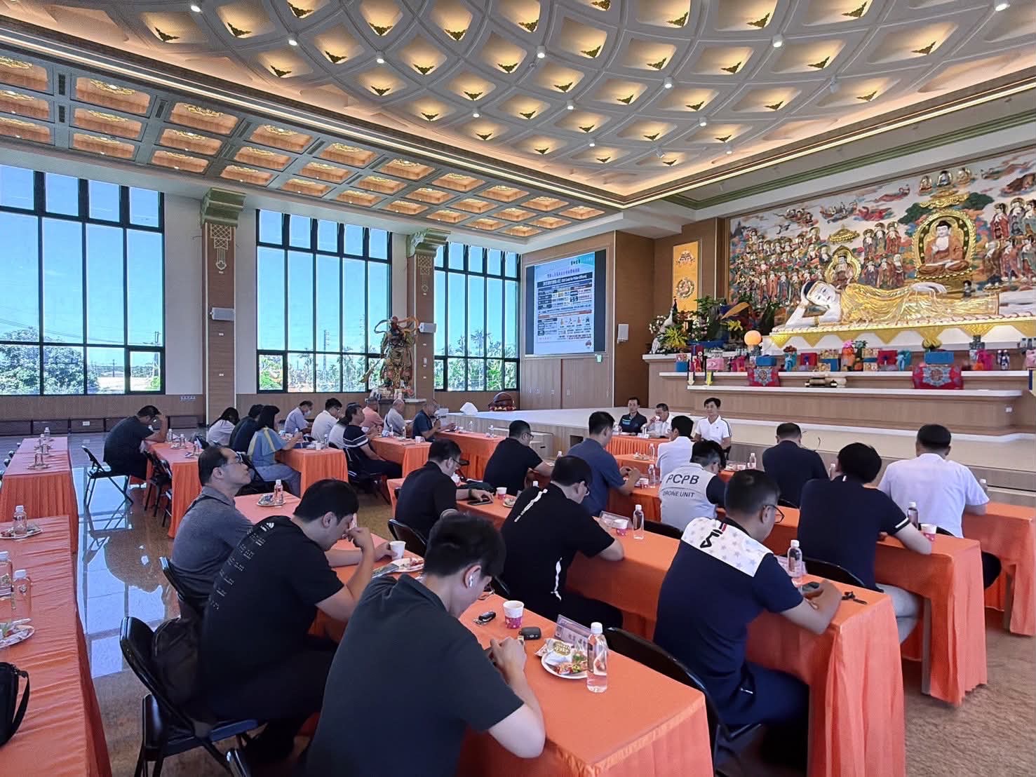 潮州分局參訪妙光禪寺辦戶外聯合勤教　深化警民交流攜手守護地方安全