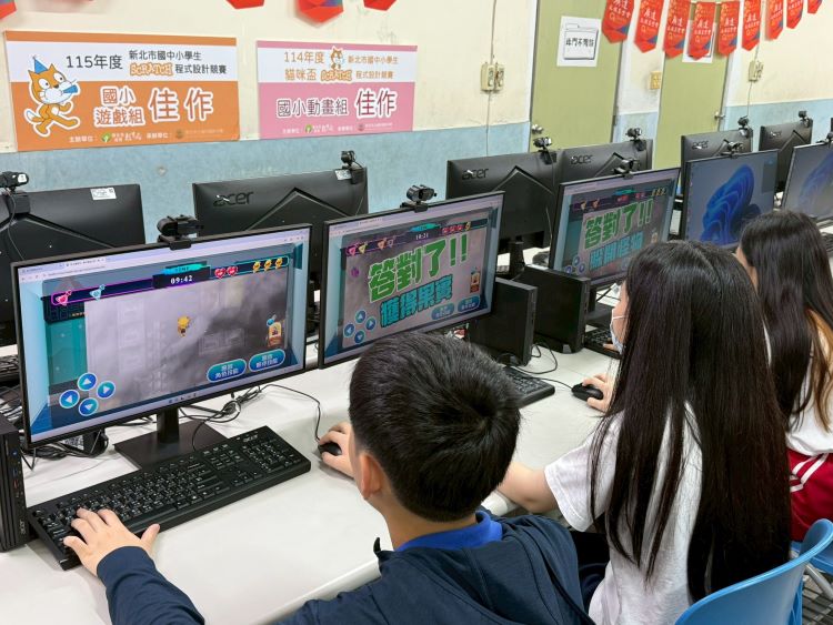 《圖說》中山國小A隊隊員神情專注地進行競賽。〈衛生局提供〉