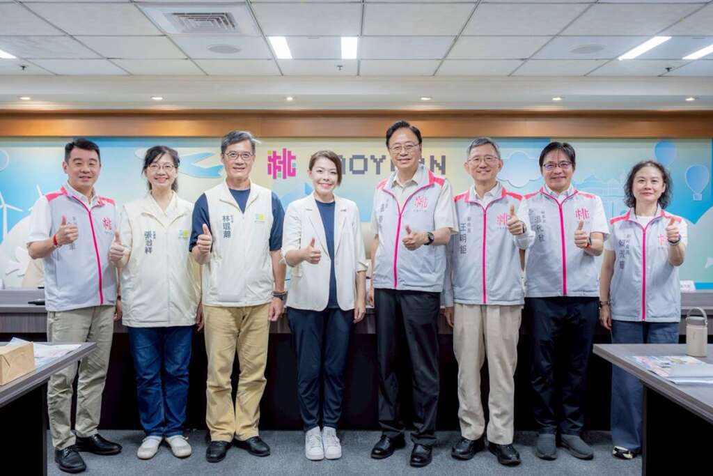 ▲桃園新竹雙城市政交流分享會合影。