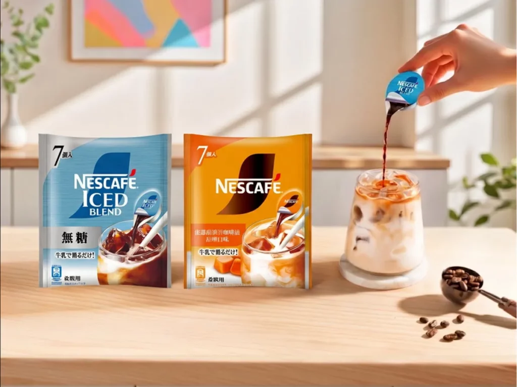 日本銷售第一的雀巢 Nescafe 超濃萃咖啡球，採 14 倍超濃縮技術，3 秒即可完成一杯冰咖啡，輕鬆享受「冰咖啡自由」。