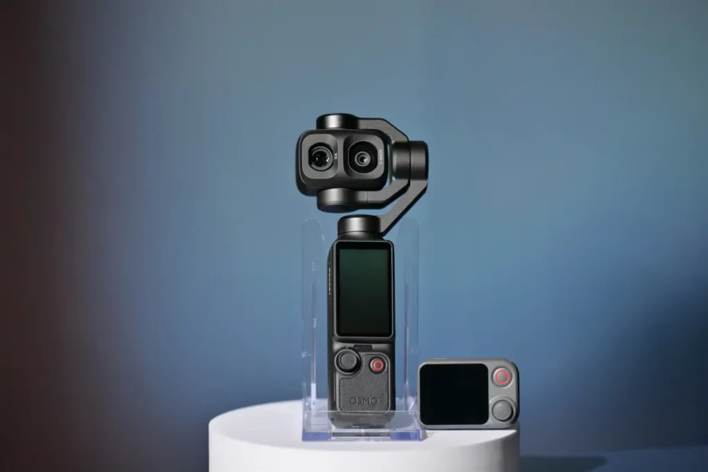 串聯DJI多元生態系，DJI Osmo Pocket 4P透過取景遙控器穩定遙控圖傳即時影像