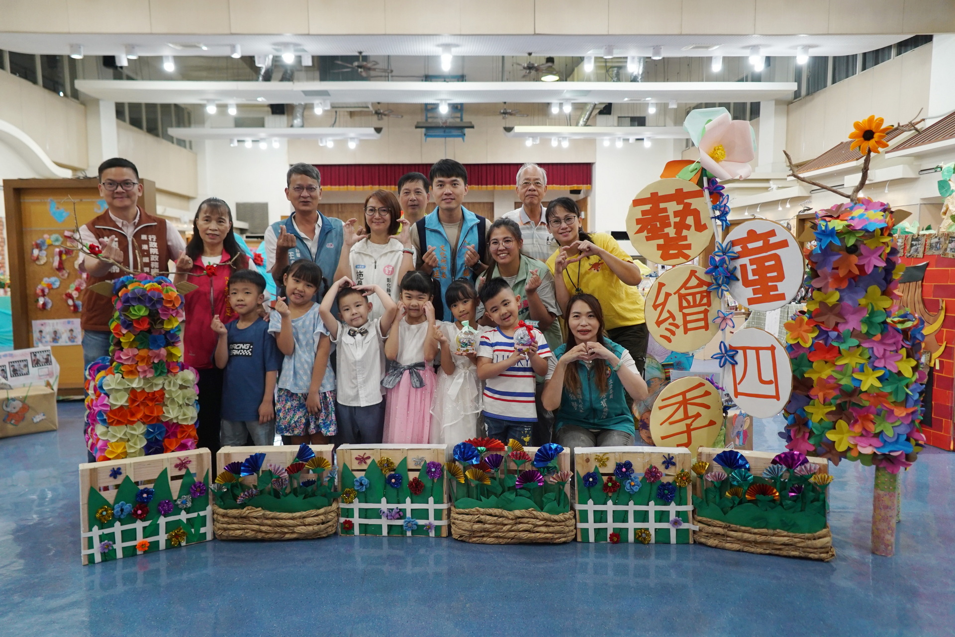 （有影片）／超萌畢業展！鹿港幼兒園孩子把四季變成藝術作品 - https://www.watchmedia01.com