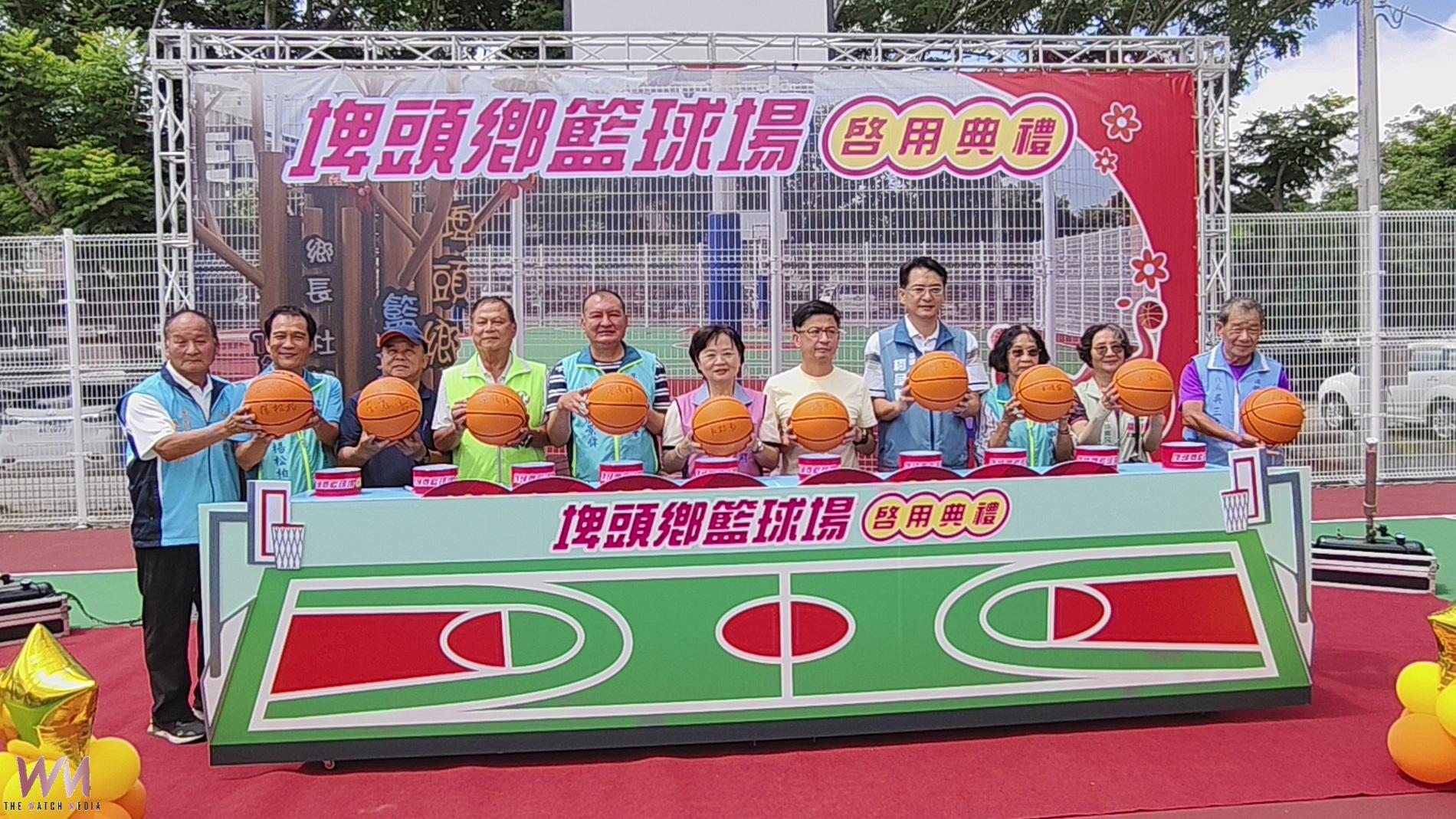 （有影片）／埤頭砸776萬蓋籃球場正式啟用　7月將辦籃球賽
