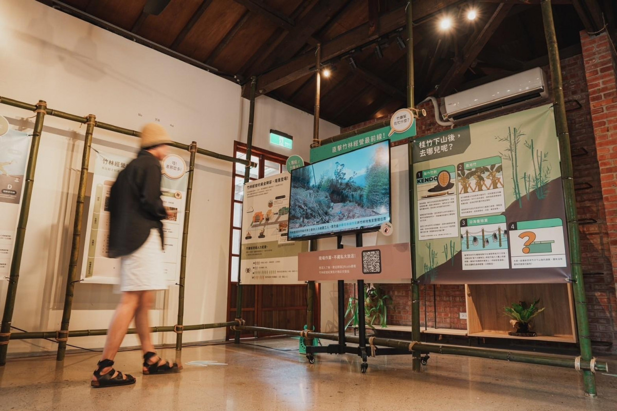 2024年世界竹博覽會新竹展區市集活動。(新竹分署提供)
