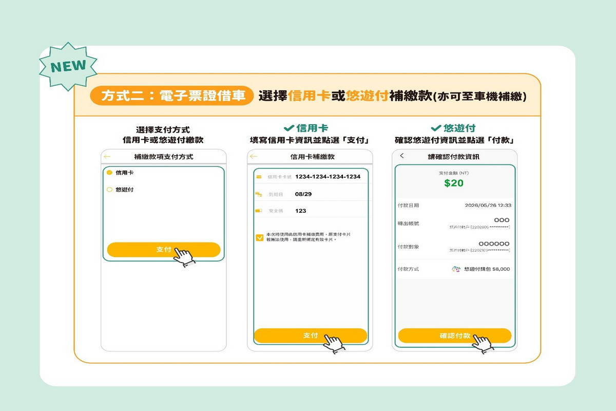 YouBikeAPP補繳款服務再升級，線上繳費更便利。<br /><br /> 