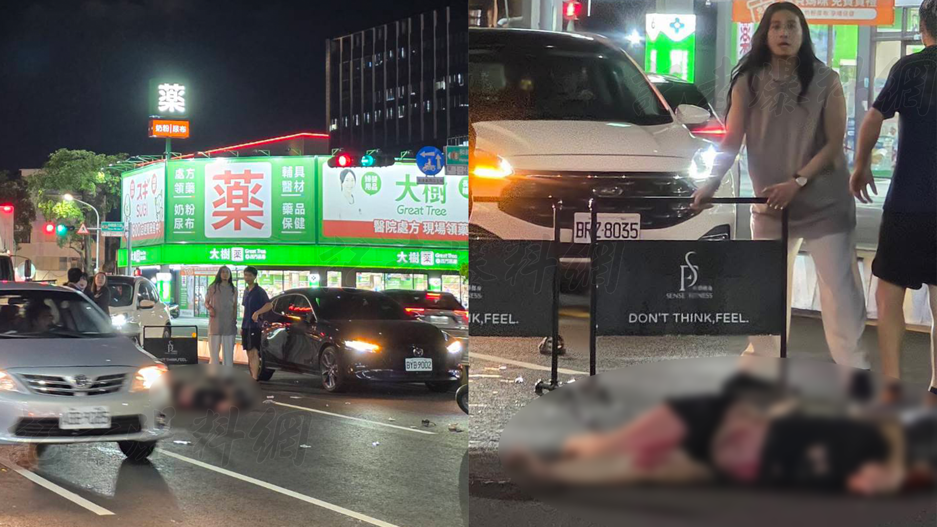 ▲20歲孕婦遭輾過，胎死母命危，冷血肇逃女駕駛到案了（圖／記者王俊勝 翻攝）