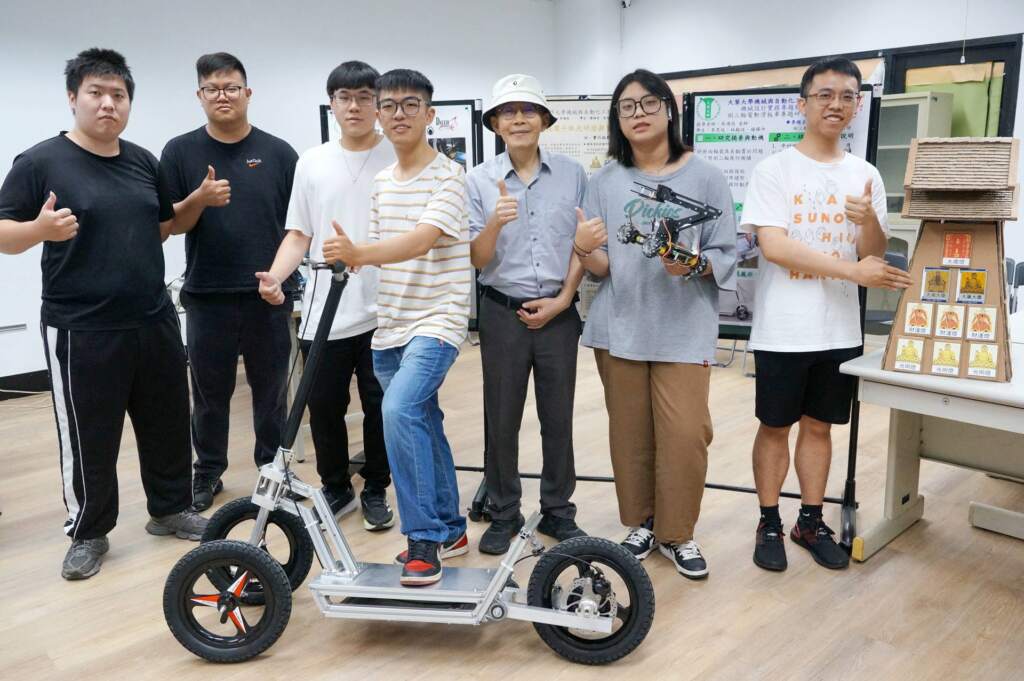 ▲大葉大學機械系發表機械設計實務專題成果。（圖／記者林明佑翻攝）