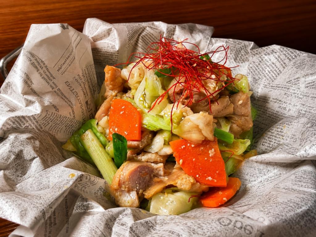下呂味噌炒雞。（圖／ABV 美式餐酒館 提供）