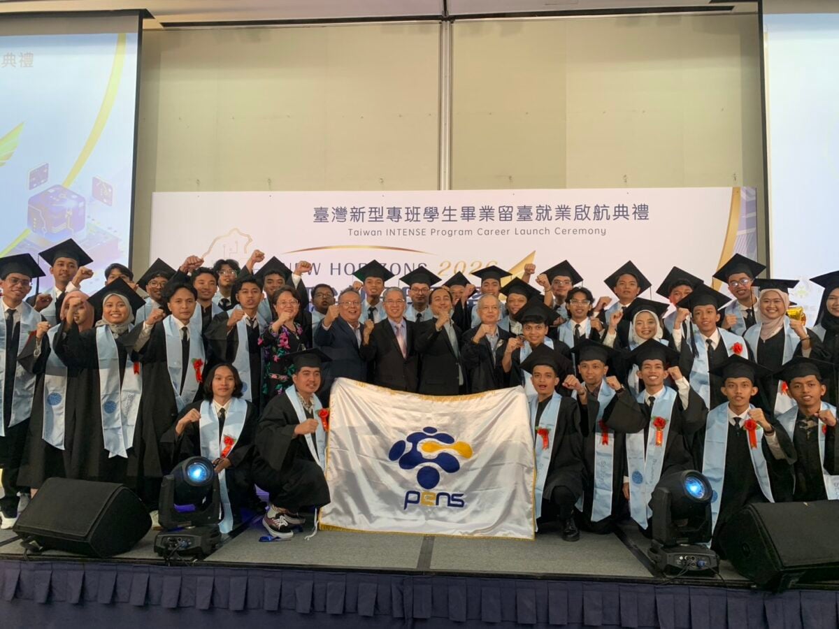 ▲聖約翰科技大學171位印尼新型專班學子順利畢業，占全國畢業生逾三成，展現卓越的跨國育才成果。