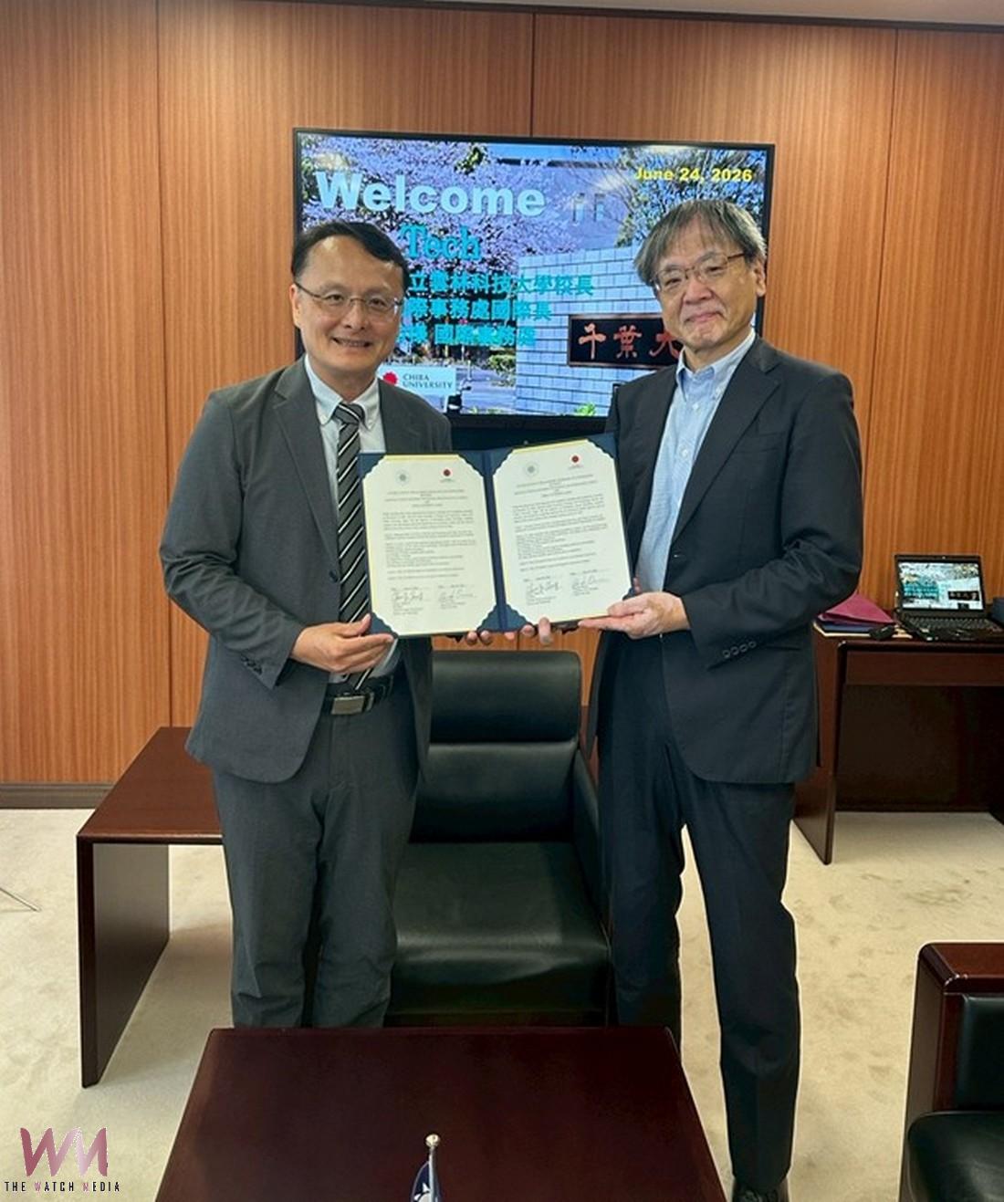雲科大校長張傳育率團訪問日本千葉大學 推動雲科大半導體人才培育與深化地方創生議題